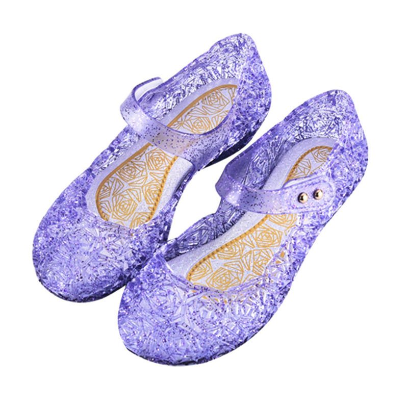 フォーマルシューズ 子供 女の子 ベビーシューズ キラキラ ラメ ラバーサンダル キッズシューズ プリンセス ローヒール ドレスシューズ ガールズ 春夏秋 パーディー ゼリーバードネスト 結婚式画像