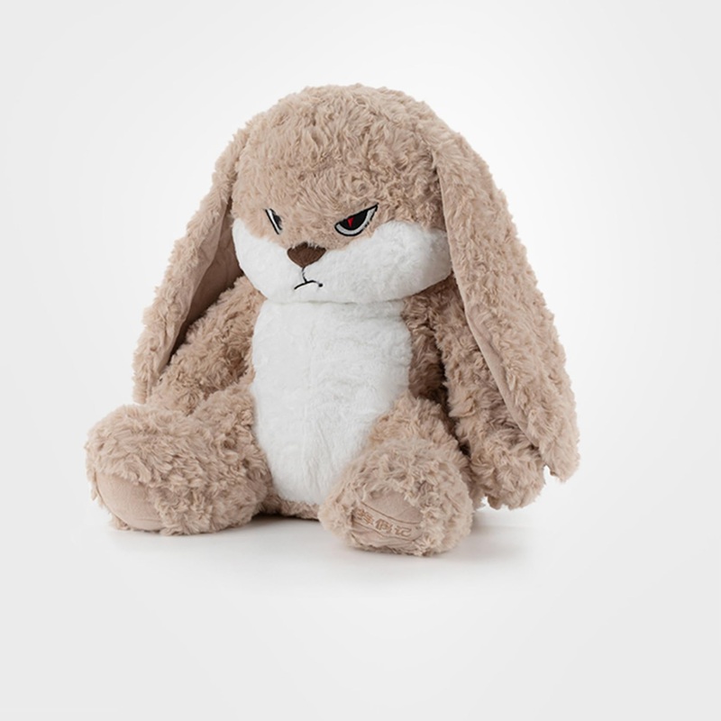 ぬいぐるみ うさぎ 怒ってる兎ちゃん 可愛い もこもこ バニー おもちゃ 萌え ふわふわ もふもふ 柔らかい 癒される お祝いプレゼント サプライズ 快適 居眠り お見舞い ガールフレンド カーキ 3