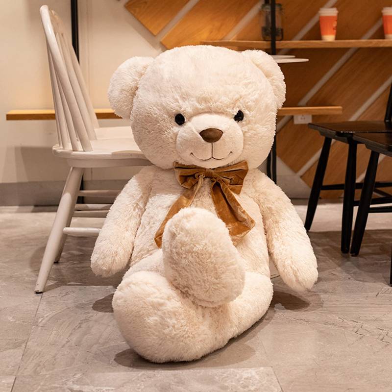 熊ぬいぐるみ ふわふわ 抱きまくら 裏 テディベア うしろ帯 御坊っちゃん 臥榻・長椅子に置く 飾りつけ ネムネム 好いたらしい 癒し系 剪断応力差し止める 室内装飾 バレンタインデー 白いことデー 卒式 一緒になる