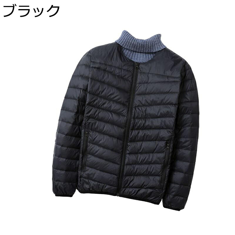 メンズ 落ちこむ上衣 襟なし 落ちこむ肌付き ウルトラ点火装置 秋冬 アウター 防寒打つ手 生あたたかい 上衣 分かりやすい 無地 普段使い走り アウトドア 通い 通学 山登り