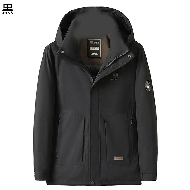 中綿コート メンズブルゾン 中綿入れ 中年向け 放熱性 ウィンタージャケット 厚手 綿服 暖かい 秋冬物 サイドポケット 通勤 通学 お出かけ 作業 大きいサイズ コーディネート カジュアル｜ショップ郷上
