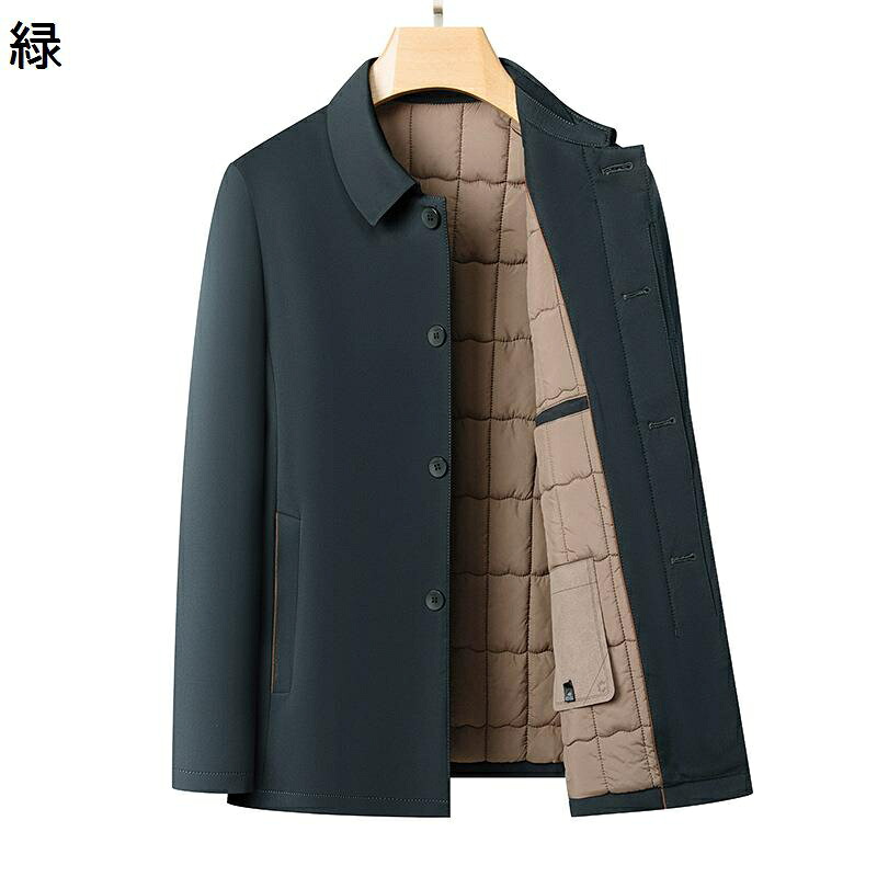 中綿上衣 メンズ ウィンターコート 中年向け 冬着 防寒アウター 綿服 朦々たる 防寒保温 体型覆いかぶせる 馬鹿でかい大きさ 遊撃手丈上衣 旅行 デイリー ビュッフェ 心地好い