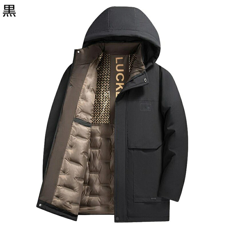 メンズ 中綿コート 綿入れジャケット ブルゾン 綿服 防寒防風 あったかい 秋冬物 取り外し帽子付き お年寄り ゆったり ライトアウター カジュアル 中年向け 高齢者 室外 散歩 トレンド