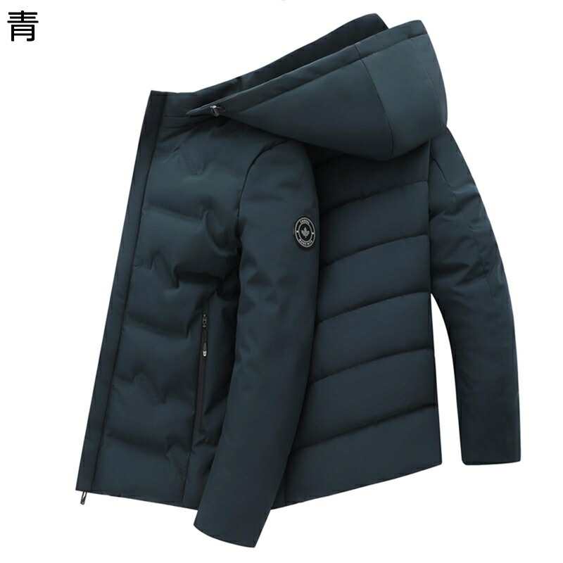 中綿アウター 中綿入れジャケット メンズ 中年向け 綿服 冬服 厚手 防寒防風 温か 大きいサイズ ワイド 取り外し帽子付き ポケット オシャレ カジュアル 動きやすい コーディネート 普段着