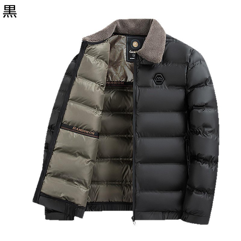 中綿ジャケット メンズ 防寒アウター 中年向け 腰丈 綿服 冬着 厚い 防寒 保温 大きいサイズ ゆったり ライトコート 両側ポケット キレイめ カジュアル 動きやすい デイリー 普段着 通学