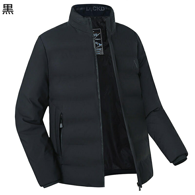 ウィンターコート 中綿アウター メンズ 中綿ジャケット 厚い 防寒対策 暖かい 冬服 綿服 立て襟 ジップアップ 着痩せ ベーシック 中年 お年寄り ストリート 外出 お出かけ 大きいサイズ