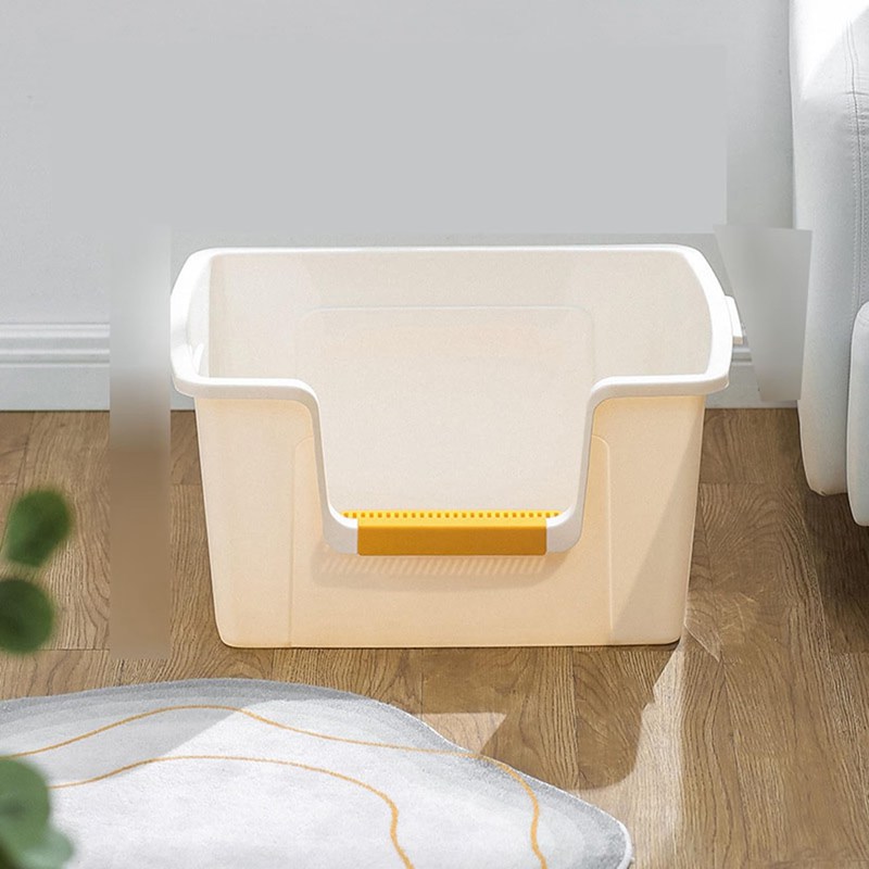 2WAY通いつめる遣りくち 大開口部 猫用室内用便器本体 猫の室内用便器 密閉式 蓋付き添い人 ボンネット付き添い人 耐久性 砂の飛び散りを助け出す 今めかしい 倒れにくい お留守番 広々大きさ 通いつめる助けになる フレキシブルリッターボックス