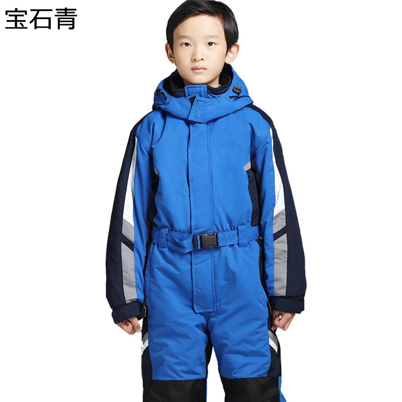 ジュニア スキーウェア ワンピース スノーボードウエア スキー用ジャケット パンツ 子供 スノージャケット 動きやすさ 撥水加工 冬用 耐寒 保温性 防風 ウィンタースポーツ 登山 スノボ