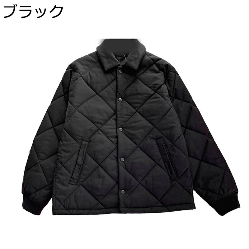 綿入れ ジャケット メンズ キルト加工 フライトジャケット 折り襟 カジュアル 防風 防寒 厚手 アウター ボタン シンプル 軽量 長袖 ゆったり 作業着 おしゃれ 通勤通学 韓国 学生 秋 冬 上着 8,395円