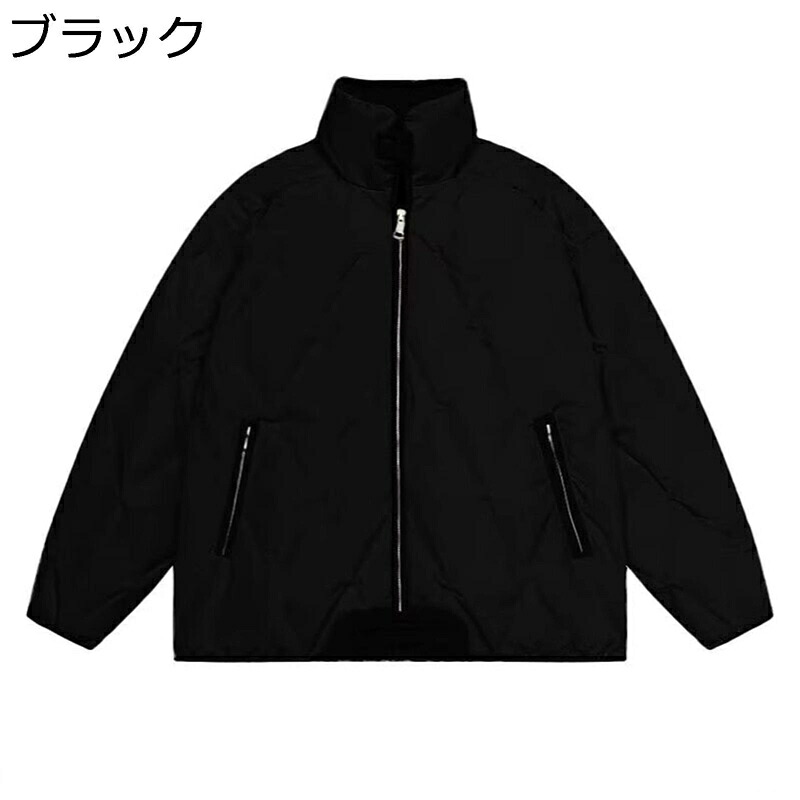 中綿 ジャケット メンズ キルト加工 フライトジャケット 男女兼用 立ち襟 防寒防風 厚手 アウター 大人 長袖 大きいサイズ 作業着 ファッション ビジネス カジュアル 通勤 通学 春秋服 トップス