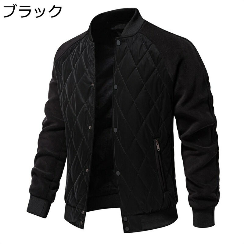 裏起毛スタジャン メンズ フリース ジャンパー ジャケット 防寒 厚手 防風 ヴァーシティ スタジアムジャンパー パッチワーク 秋冬着 オーバーサイズ ブルゾン お出かけ