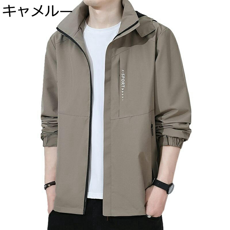 ボアジャケット フード付き メンズ 防寒コート 裏起毛 保温ブルゾン 冬服 防風 冬物 防水 秋 冬 アウター ウィンドブレーカー 着痩せ ファスナーポケット 多機能 カーゴ