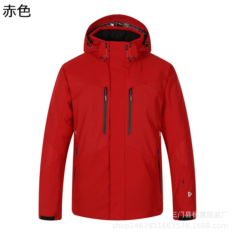 スキーウェア メンズ フード付き 大人 ボードウェア スキー用ジャケット 厚手 雪遊び 多機能 登山服 冬用 パンツ スノージャケット 動きやすさ 撥水加工 耐寒 暖かい 耐磨 ハンティング