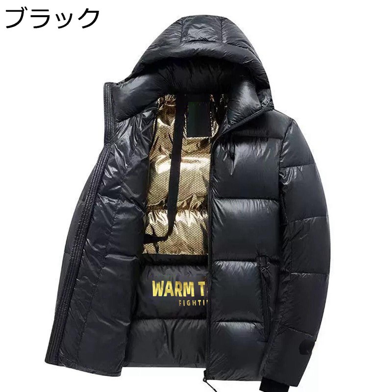 中綿ジャケット メンズ 綿服ジャケット 冬 ダウンコットン アウター 厚手 フード付き 防風 保温性 防寒コート ショート丈 日常 アウトドア 釣り ウオーキング アウター