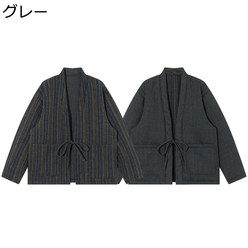 中綿ジャケット チャイナ服 メンズ 厚手 エスニック柄 リバーシブル 半纏 唐装 カジュアルジャケット 防風 防寒 長袖 春秋服 アウター 中国風 スポーティ アメカジ トップス 大きいサイズ