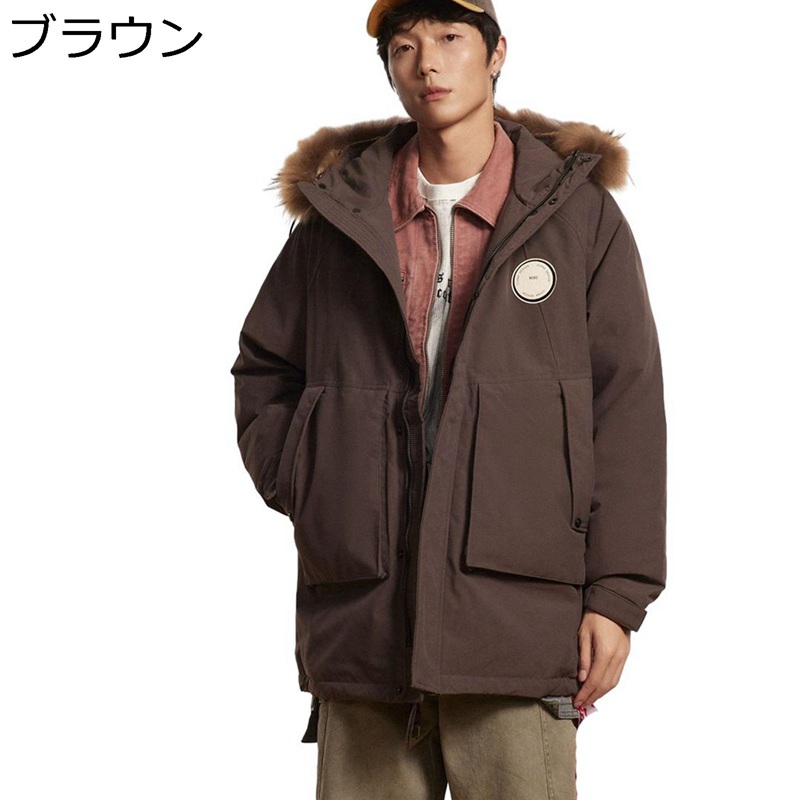 メンズ ダウンジャケット 高齢者 ジャケット 綿入り 冬服 防寒着 紳士 冬服 保温 シンプル 細身 男性用 快適 無地 ビジネス着 ファッション