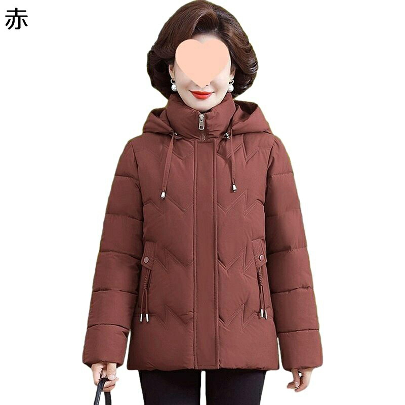 中綿上衣 綿入れ厚地の外套 レディース 年がしら 成人女性服 冬用 朦々たる 防寒着 防風保温 お年より 中年向け 伸び伸びする 分かりやすい 40代50代60代70代 馬鹿でかい大きさ アウト御召しもの おお祖母ちゃん