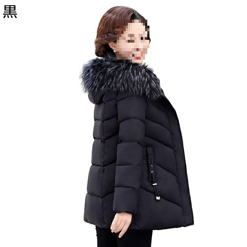 中綿ダウンコート シニアレディース 中綿ジャケット 大きいサイズ 防寒着 婦人服 お年寄り 高齢者 老人 保暖保温 あったか 冬用アウター 40-60代 ゆったり ポケット アウトウェア 散歩