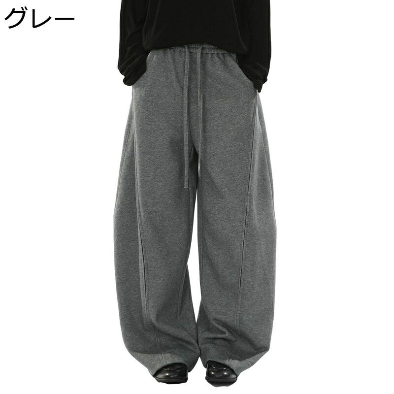 イージーパンツ ズボン ワイドパンツ メンズ 裏起毛 秋冬 ビックシルエット 無地 バギー ストリート 薄手 厚手 ロングパンツ 暖パン 保温 ウォームアップ 防風 ワイド ゴムウエスト スポーツ ボトム 部屋着|ショップ郷上