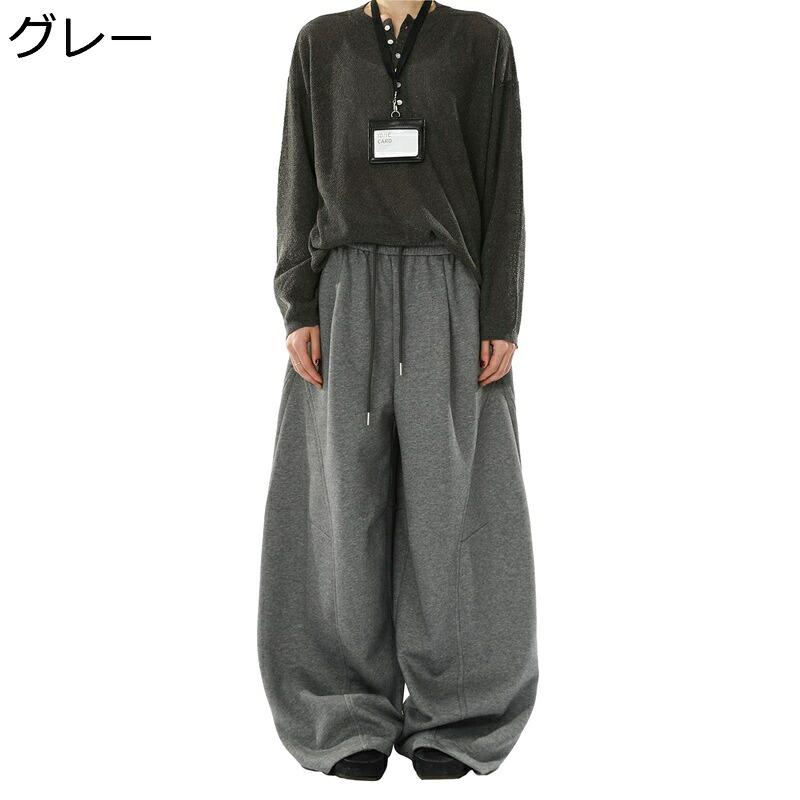 サルエルパンツ メンズ ルーズシルエット バギー ウエストゴム調整可能 ロング丈 ワイド スウェットぱんつ 春夏秋用 薄手/厚手 柔らかい コーデやすい 純色 運動 通勤通学 部屋着｜ショップ郷上