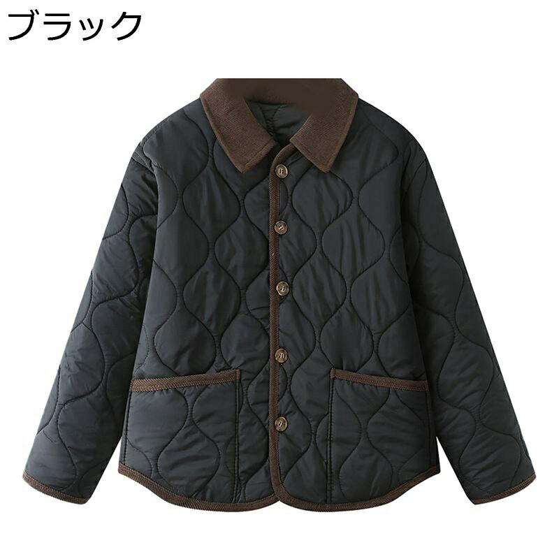綿入れジャケット おばあちゃん シニア レディース キルティング 折り襟 保温 防寒対策 秋冬 トップス 防寒着 アウター お出掛け 普段着 日常着用 60代 70代 母の日 クラシック オシャレ 上品