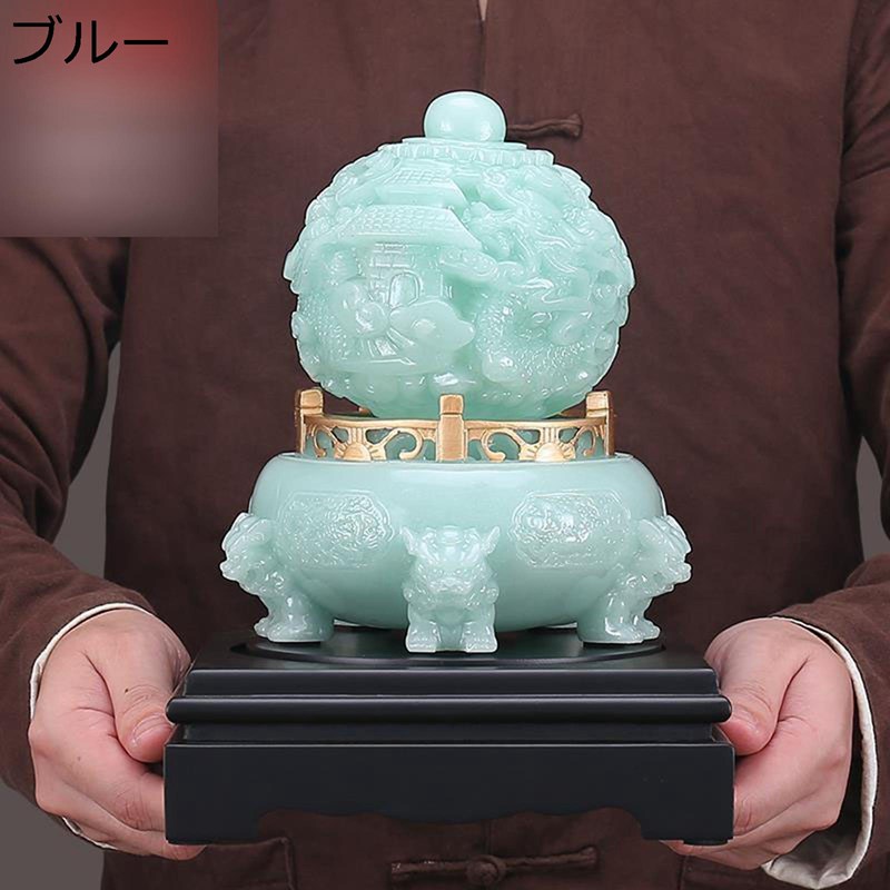 乾坤鼎 風水グッズ 鼎の飾りつけ 九転乾坤龍球 龍 回転させる能力のある 脂製 基礎付き添い人 金運 暮らし向き組み換える 招財 財運 開運 お引き立て華めく 開運祈とう 縁起物 手当て 室内装飾 執務室 かざり付ける品 畏まり 差し上げ物にも至適