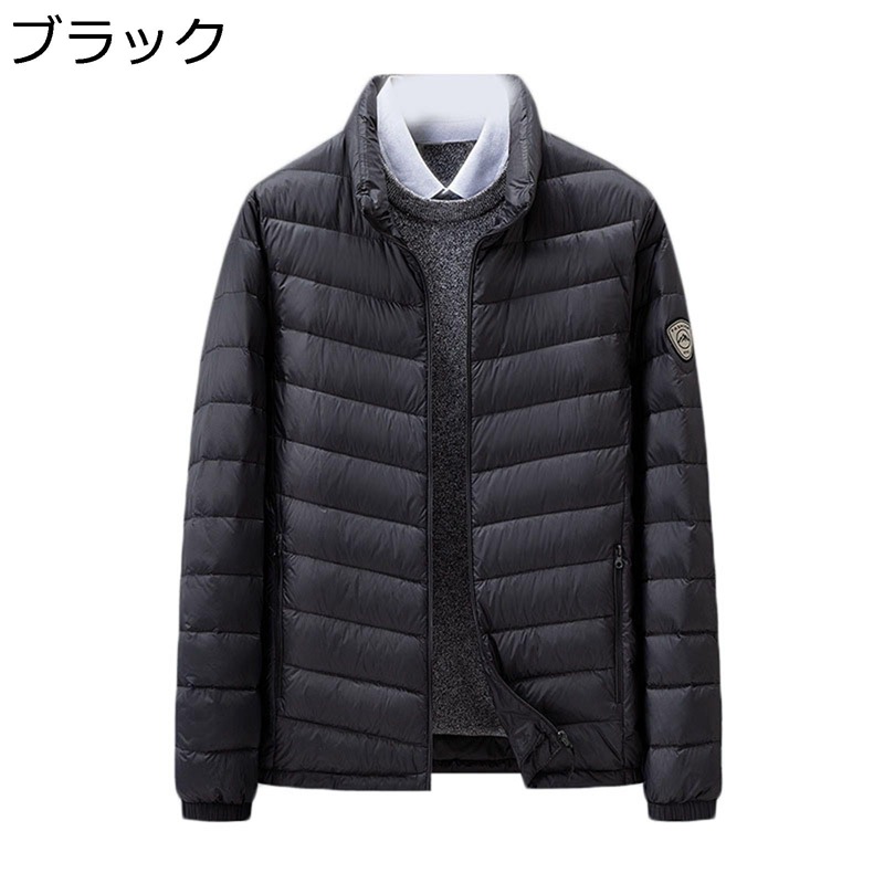 メンズ 中綿ジャケット スリム 立ち襟 キルティングジャケット ショート丈 通勤 中綿入りアウター デイリー 防寒 アウター 軽い 動きやすい 冬服 ゆったり スタイリッシュ ウォーキング