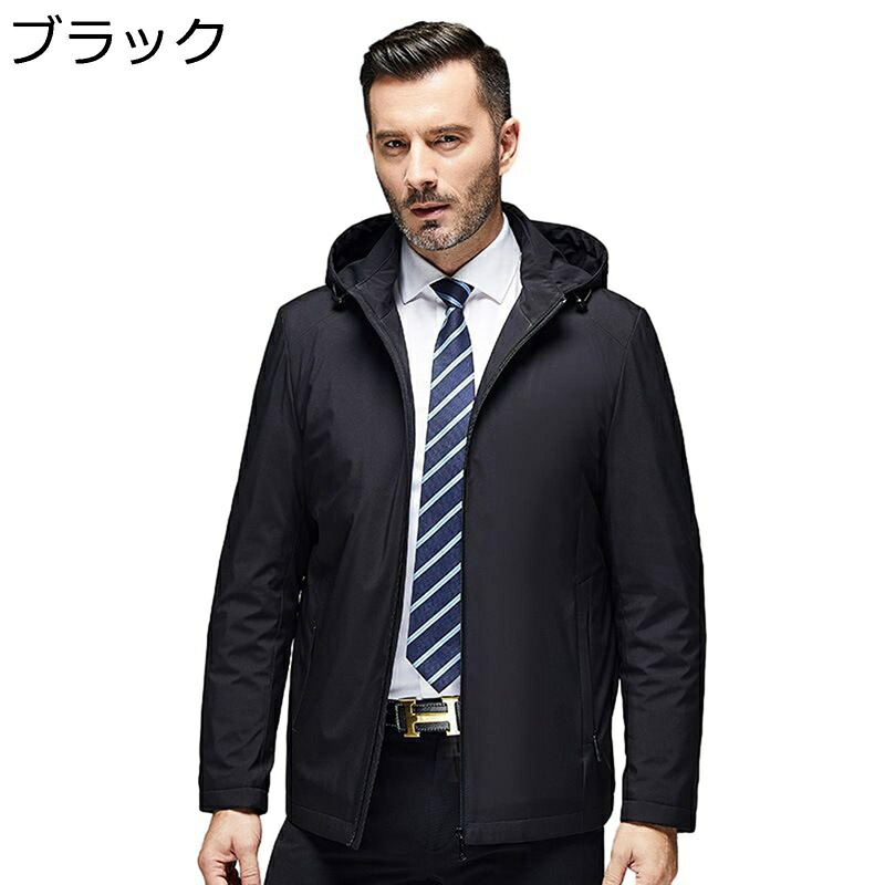 ビジネス 中綿ダウンコート メンズ 中綿ジャケット フィット 細身 厚手 温かい 冬服 紳士 防寒着 大きいサイズ シニア 中高年 高齢者 お父さん アウター 軽い カジュアル ファッション 冬用 通勤｜ショップ郷上