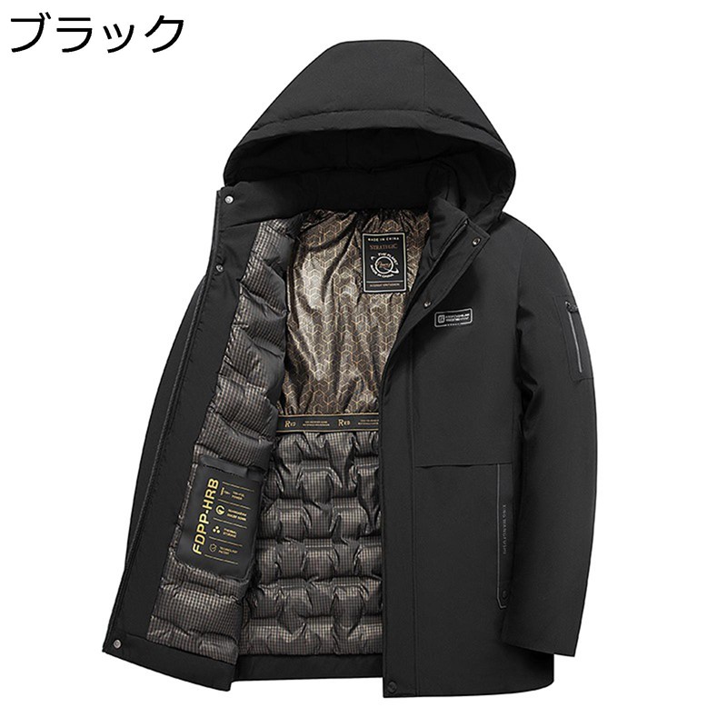 中綿落ちこむ上衣 メンズ 無地 保温性 L-5XL 中綿厚地の外套 シニアアウター お年老い 老いらく者 成人男性服 心地よい 冬服 厚め 着膨れせず 防寒服 成人男性 耐久性 吸湿熱のある状態 流行り物 防風 立ち襟