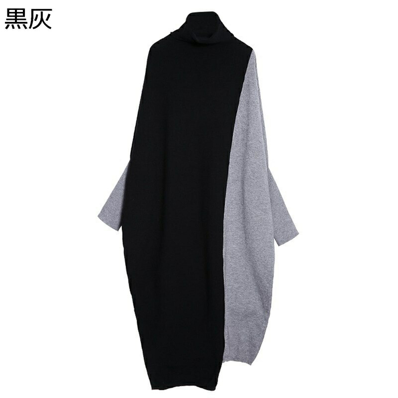 編み物衣装 ドルマンスリーブ うつり変わり レディース 日系 非相称 春着 秋冬服 アンクル丈 カットソー 流汗 長袖 セ上衣 肌付き 生あたたかい 心地好い かっこ良い 流行り物 着痩せ レディースファッション-トップス-Tシャツ・カットソー