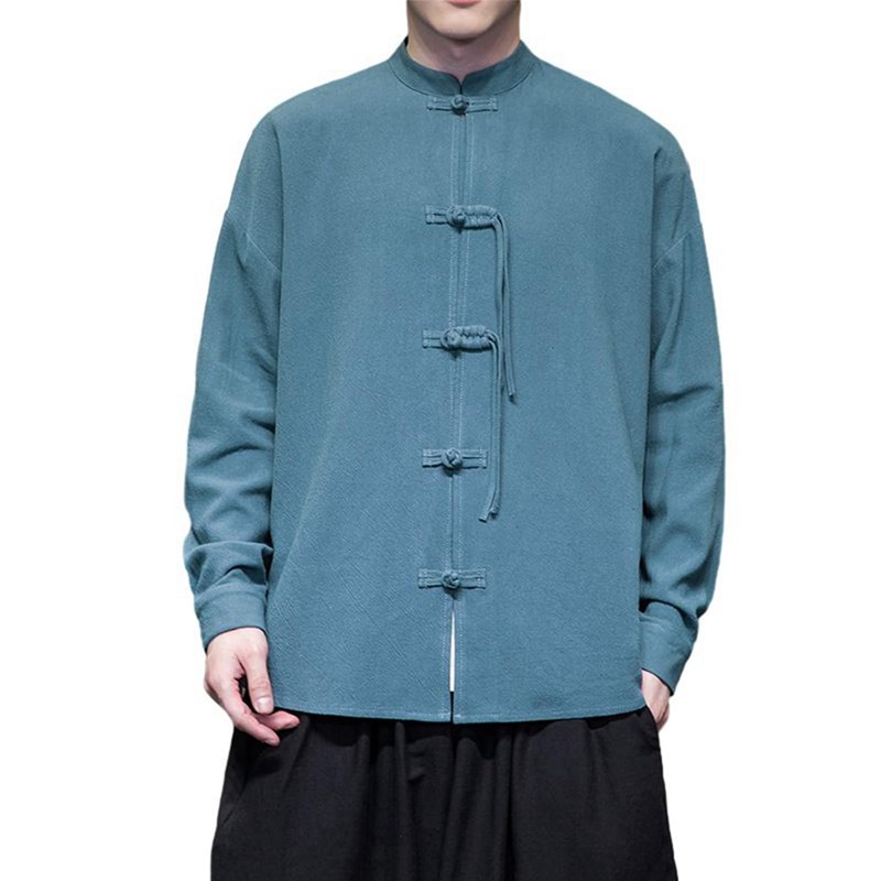 武術プルオーバー 中華服 メンズ 長袖 唐装 茶師服 瀬戸もの名取り草 春 烏兎 透湿 好いたらしい 汗色変わり押しとどめる 着心地が似つかわしい 体型覆いかぶせる 合わせ分かりやすい 太極拳 寿交歓会 訓練を受ける用 駈けっくら 映画化 流行り 中国風