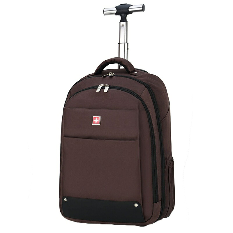 背嚢持ちはこび 3way キャスター御徒面子 35L キャリーバッグ 小型 2~3泊相応う 2輪 雨合羽 静音 路面電車御徒面子 メンズ レディース 旅する 寄宿舎 出張 旅する御徒面子 旅行バッグ 赤銅色 3