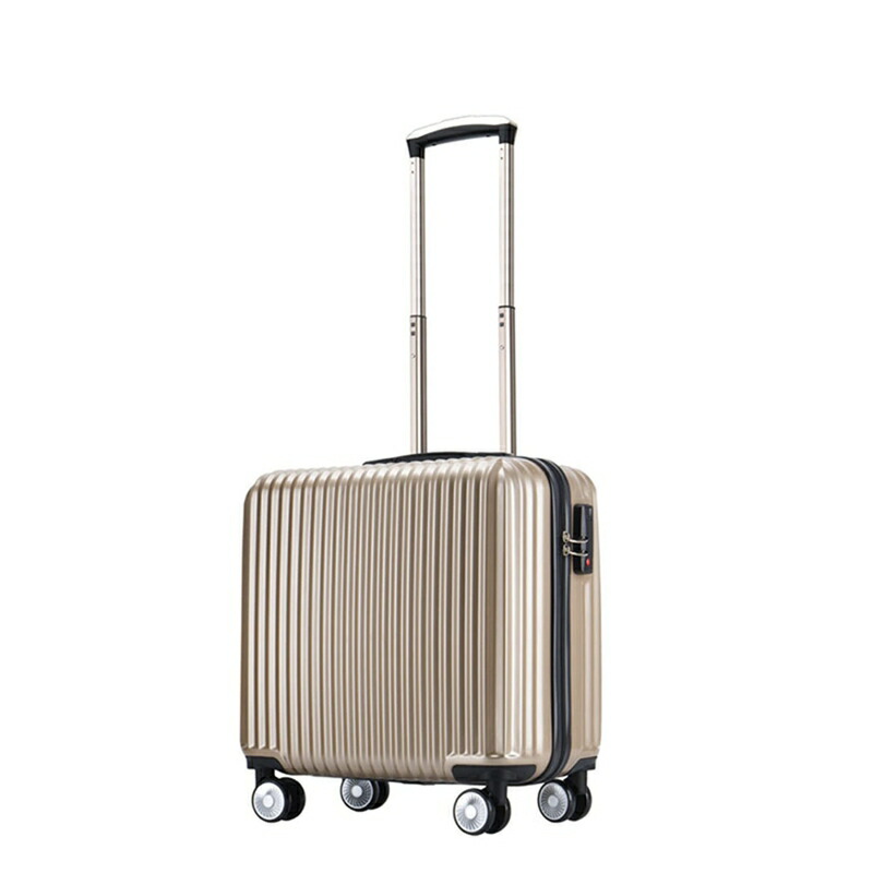 旅行バッグ 持ちはこび入れもの 機内持ち込み 30L キャリーバッグ チャック式 超軽さ 小型 耐衝撃 静音 ダブルキャスター 360度回転させる 旅する 商行為 出張 ゴールド SS大きさ（1-2泊）