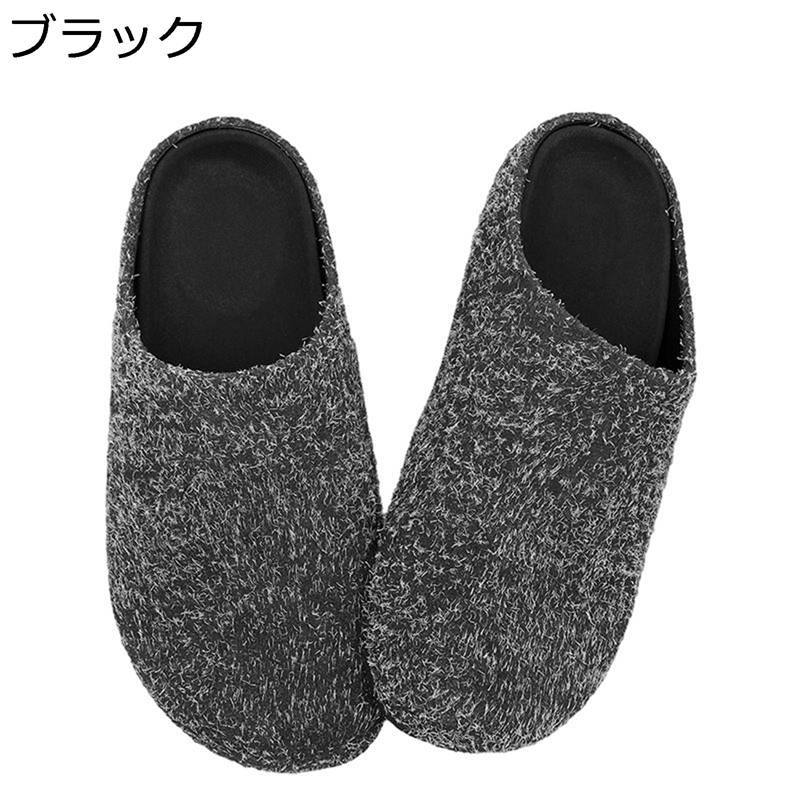 なめし革サンダル ミュール メンズ 起毛原料品 かかとなし 下駄 商行為家庭用スリッパ 防滑 履き分かりやすい 静音 脱ぎ履きがたわい無い 軽さ ドライビングシューズ 大層らしい大きさ 事務室 室内履き 会社組織用 社内履き