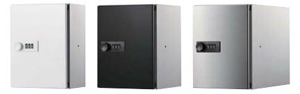 NASTA ナスタ プライベートボックス 屋内タイプ KS-PV002S-D1 W150 H200 D150 ダイヤル式錠前 ステンレスヘアーライン ブラック ホワイト 受注生産品