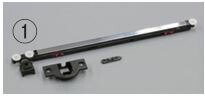 調度品用引戸Ｗクローザー 9kg操作手順 SKDC-URWC9 SKDC型調度品用上吊式引き戸 KAGUKU-CLOse つづき物 SOWA
