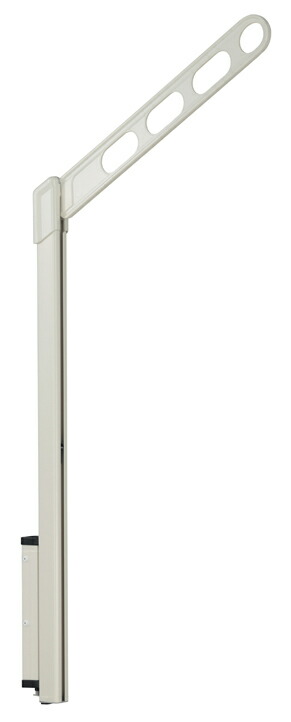 川口技研 腰壁用ホスクリーン ポール上下タイプ LP-55型 LP-55-W ホワイト ※1セット2本入※
