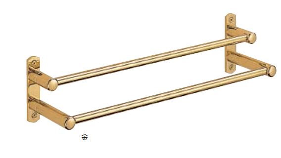タオル掛 ルピナス二段タオル掛 BT-50 サイズ:400/600 仕上:クローム/金 シロクマ