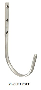 ステンレス鋼鋼製ジャンボ引っかかり XL-CUF型 【XL-CUF170TT】鏡面みがき上げる/繻子仕上 スガツネ工業 LAMP 照明ランプ