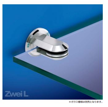 ステンレス鋼製ガラスクランプ 【ZL-2203】 スガツネ工業 LAMP ランプ 1ヶ単位販売