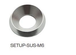 セットアップ座金 SETUP型 【SETUP-SUS-M6-P100】 M6用 スガツネ工業 LAMP ランプ
