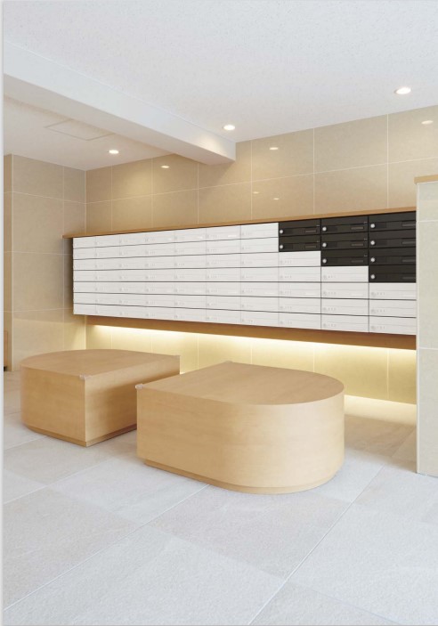 楽天市場】NASTA ナスタ ポスト W360×H120 前入前出／屋内タイプ KS