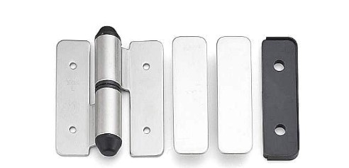 室内用便器ボックス用グラビティー丁番 ET-100A型 内食い違い 段付 繻子仕上 右用/左用 スガツネ工業 LAMP 照明ランプ 1仕掛ける(3ヶ入)