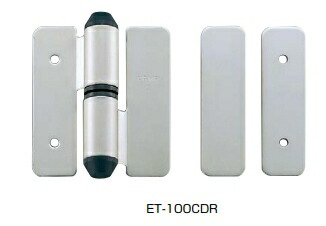 室内用便器ボックス用グラビティー丁番 ET-100CD型 外食い違い 繻子仕上 右用/左用 スガツネ工業 LAMP 照明ランプ 1仕掛ける(3ヶ入)