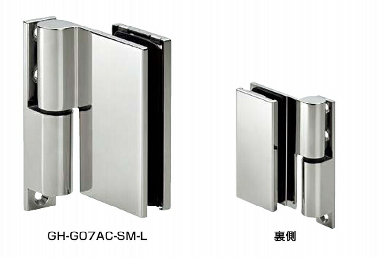 強自閉 ステンレス鋼鋼製瑠璃部屋の入り口用グラビティー丁番 GH-G07AC型 右用/左用 スガツネ工業 LAMP 照明ランプ