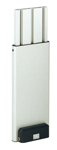 電動昇降とり備える マルチ昇降機 ML-1型 シンクロ手合い【ML-1-500-S】溝なし 薄型 仕上: アルマイトかた付ける 少なくとも高さ: 695  スガツネ工業 LAMP 照明ランプ