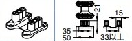 下ガイド 【19140】 仕上: クロメート処理 スガツネ工業 LAMP ランプ|金物のハードボックス店
