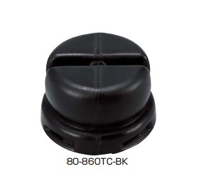 サイン取付用キャップ 【80-860TC-BK】 色: ブラック スガツネ工業 LAMP ランプ