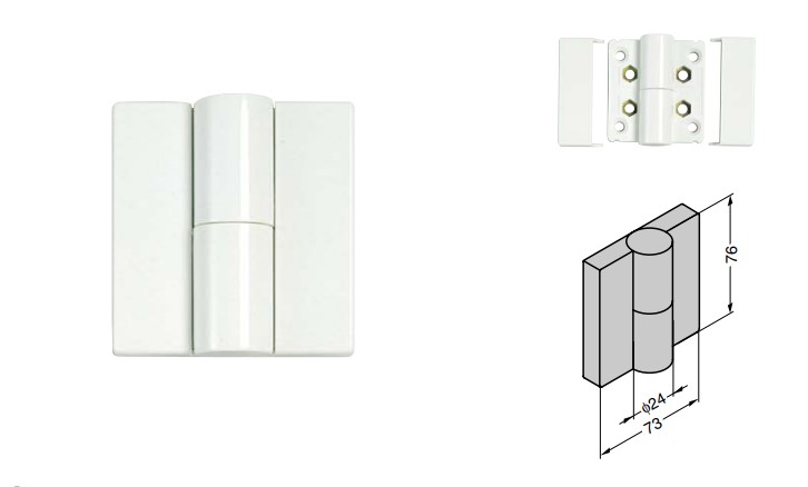丁番 850-951型 色: 白いこと 遣りかた: 右用/左用 スガツネ工業 LAMP 照明ランプ