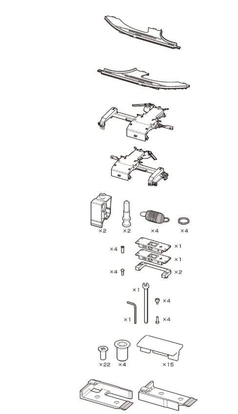 大型フラット引戸 BSスライダー LFタイプ レールカット可能（キャビネット内幅2131～2530mm） 【BSL-F-30KIT0102】 スガツネ工業 LAMP ランプ